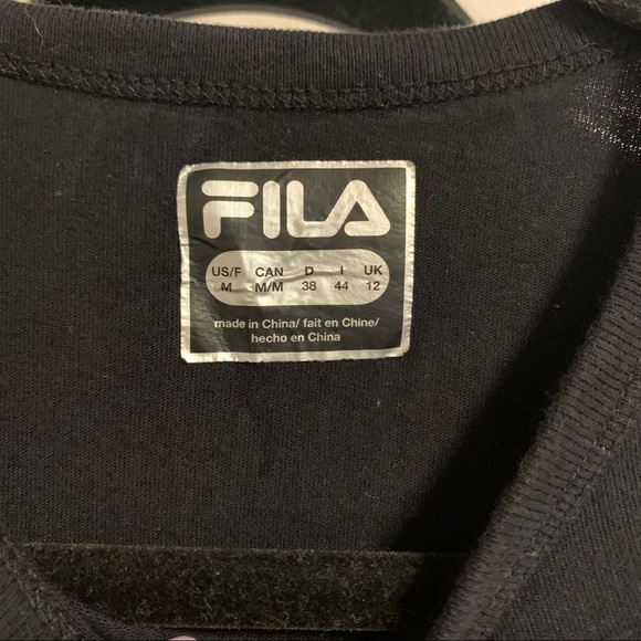 Fila tank top /muscle top/ sleeveless tshirt - Picture 4 of 4